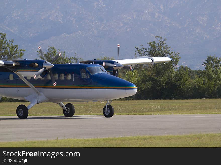 Small aircraft to transport passengers. Small aircraft to transport passengers