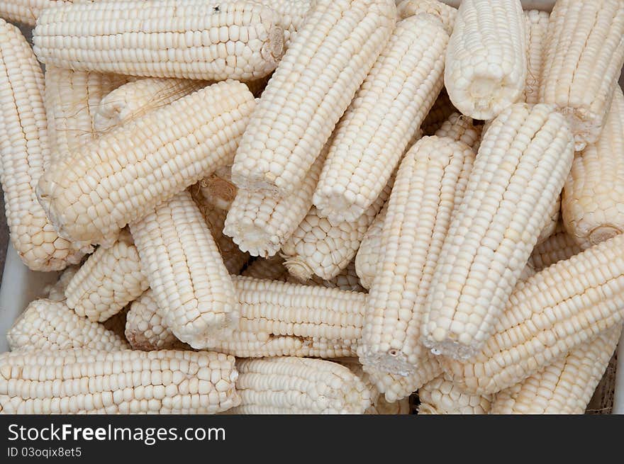 Raw corn