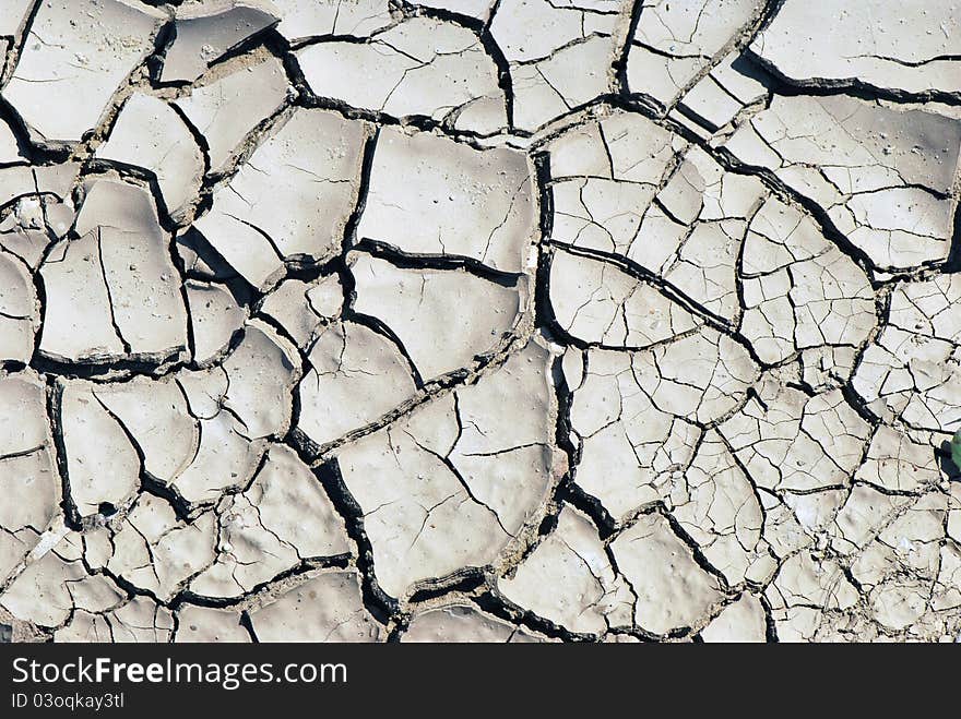 Dry earth background texture