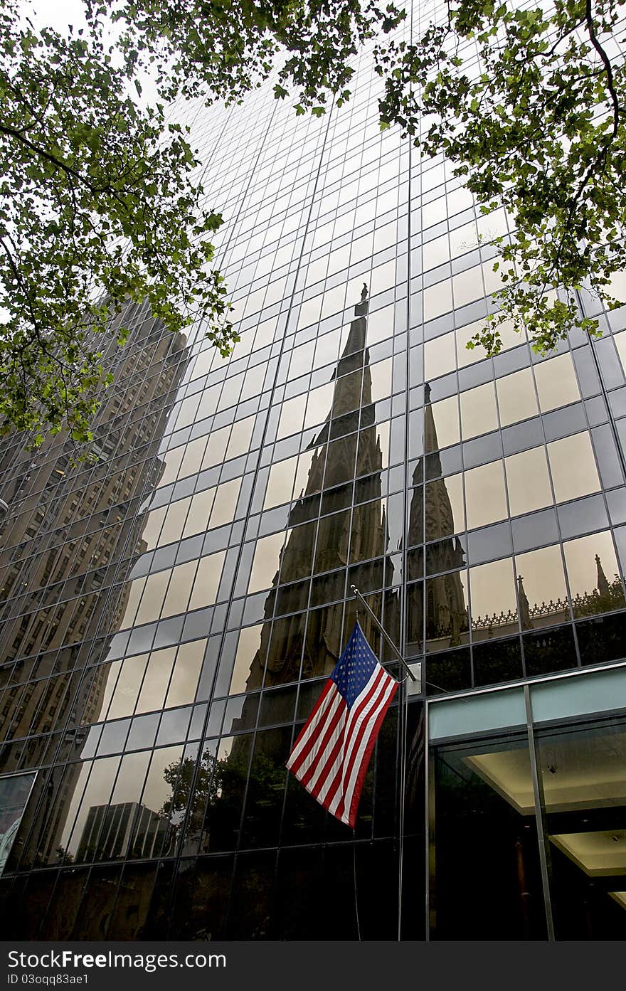 Olympic Tower and St. Patrick s Cathedral - NYC