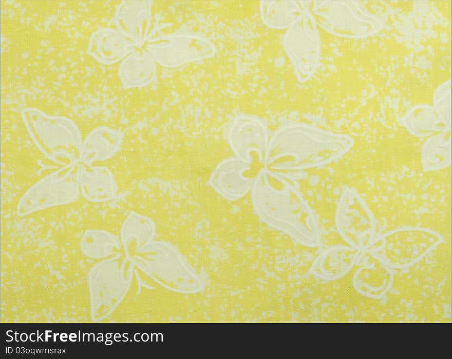 Abstract image of butterflies on the fabric. Abstract image of butterflies on the fabric