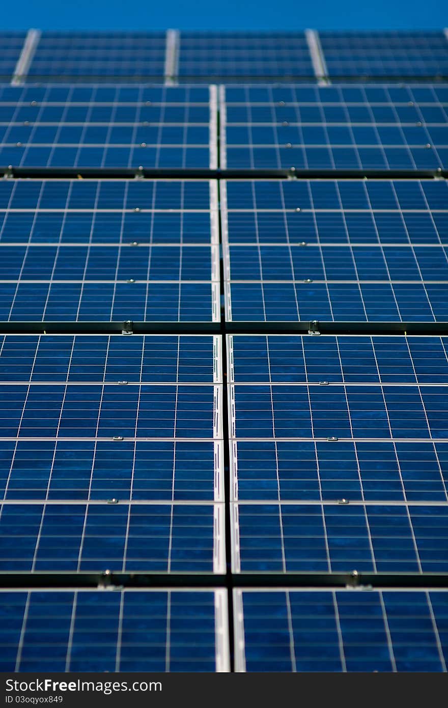 Closeup view on solar panels. Closeup view on solar panels