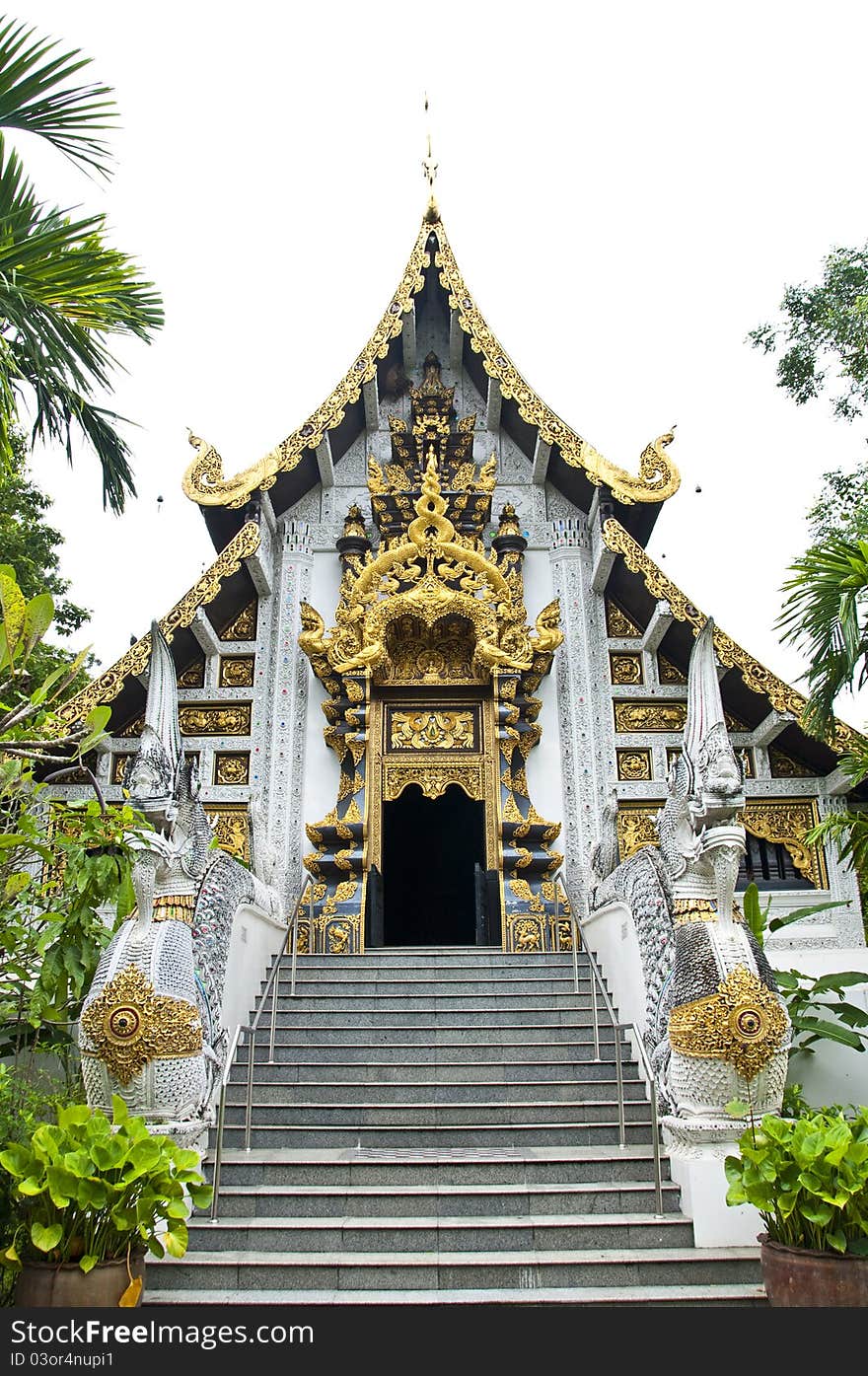 Beautiful molded lime of temple in Thailand. Beautiful molded lime of temple in Thailand.