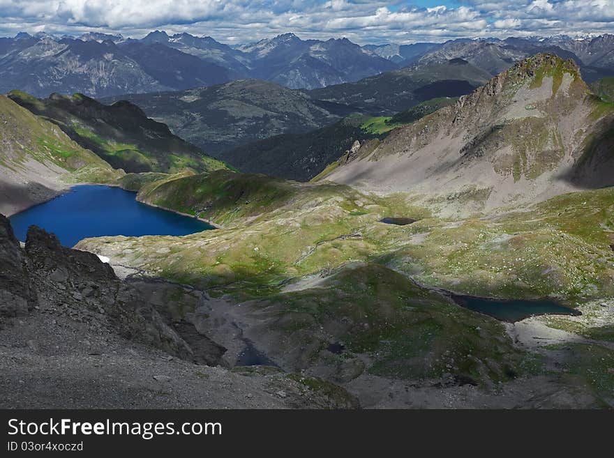 Lakes’ valley. A small alpin valley with wonderful lakes over 2000 meters on the sea-level. Lakes’ valley. A small alpin valley with wonderful lakes over 2000 meters on the sea-level