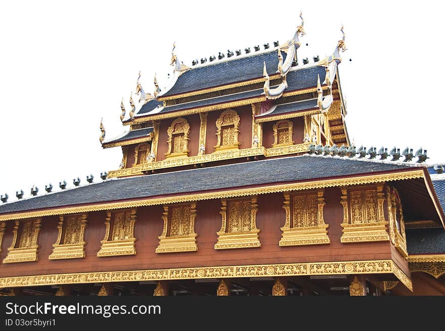 Beautiful Temple In Thailand.