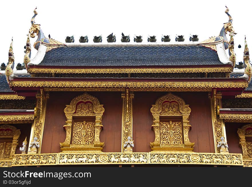 Beautiful Temple In Thailand.