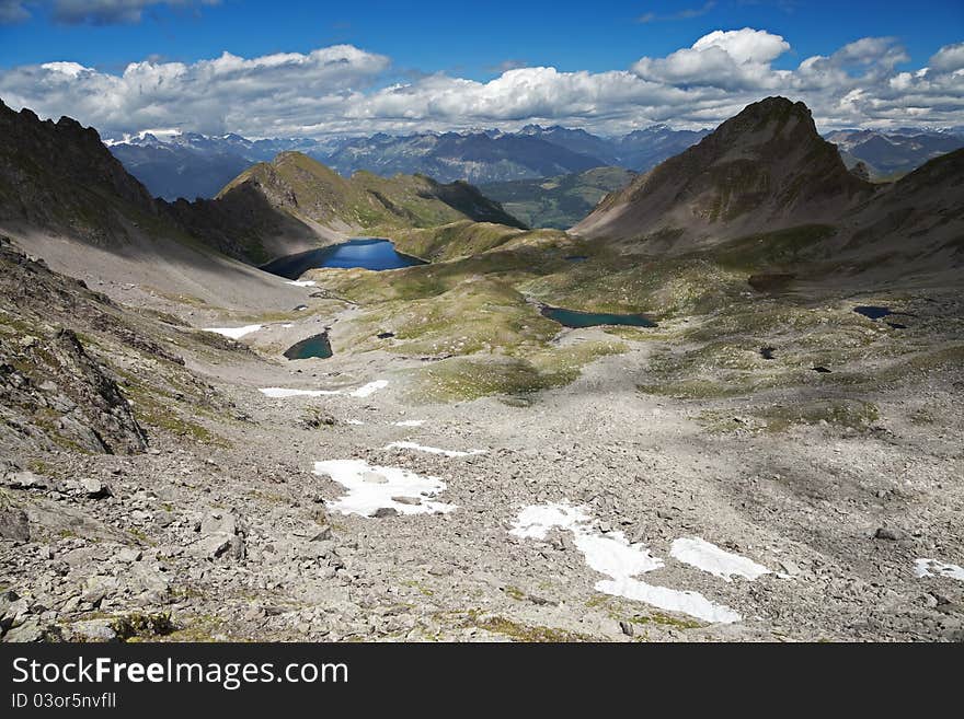 Lakes’ valley. A small alpin valley with wonderful lakes over 2000 meters on the sea-level. Lakes’ valley. A small alpin valley with wonderful lakes over 2000 meters on the sea-level