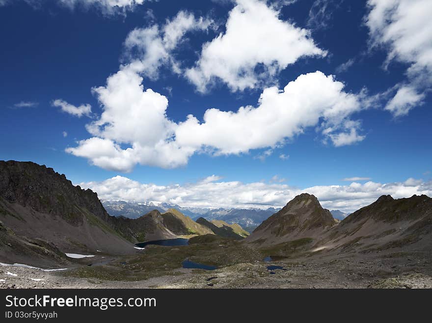 Lakes’ valley. A small alpin valley with wonderful lakes over 2000 meters on the sea-level. Lakes’ valley. A small alpin valley with wonderful lakes over 2000 meters on the sea-level