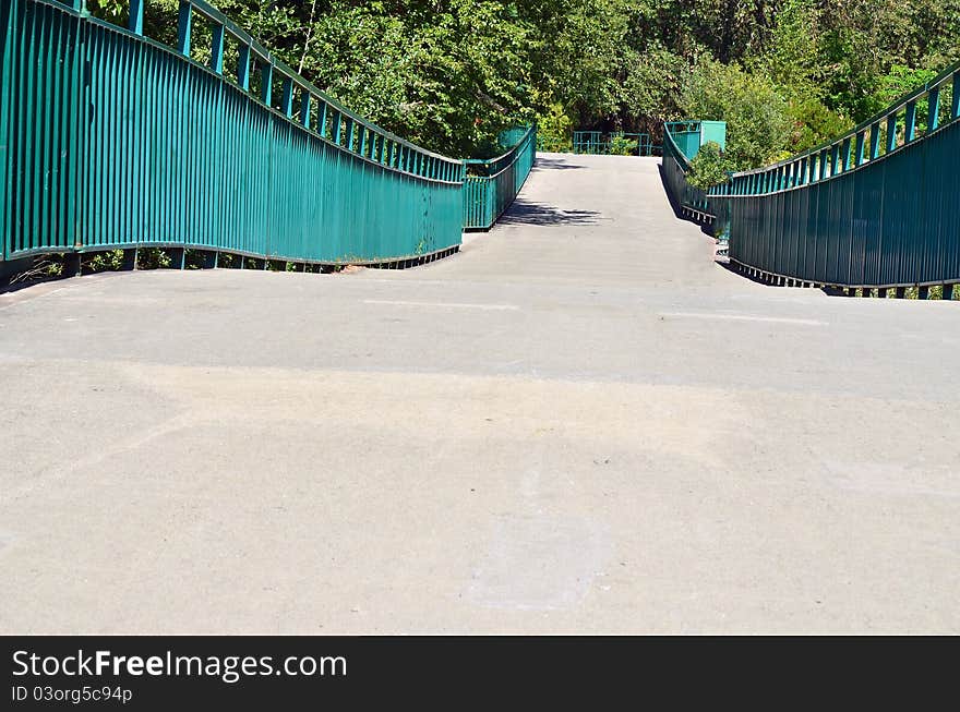 Suspension Bridge at Reinhart Park