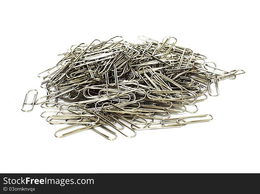 Paper clip isolated