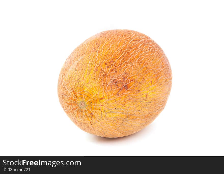 Melon on a white background