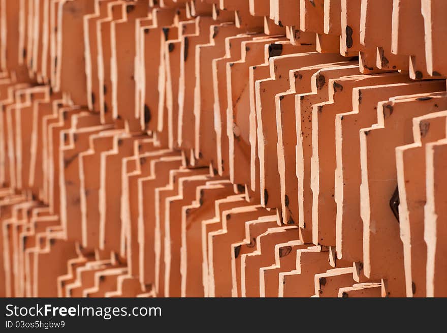 Stack of temple roof tiles for fixing thai temple roof. Stack of temple roof tiles for fixing thai temple roof