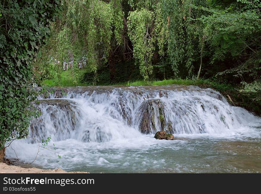 Waterfall at the Monasterio de Piedra