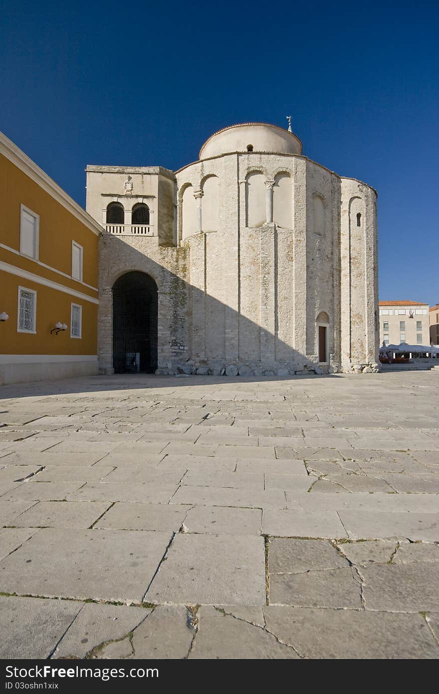 Entrance door of the St.Donatus church