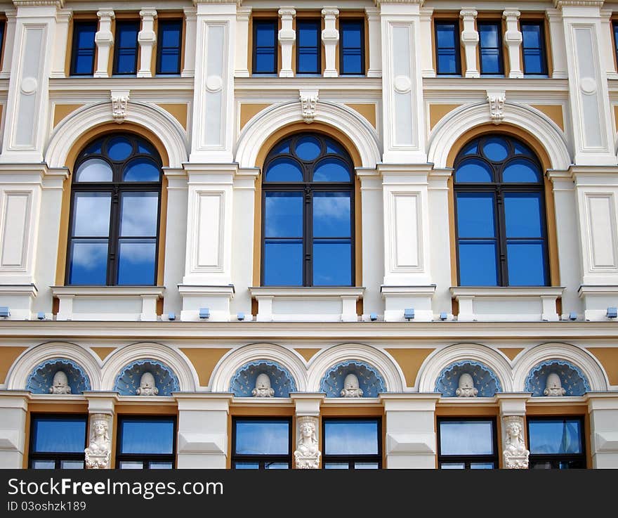 House in old Riga, Latvia