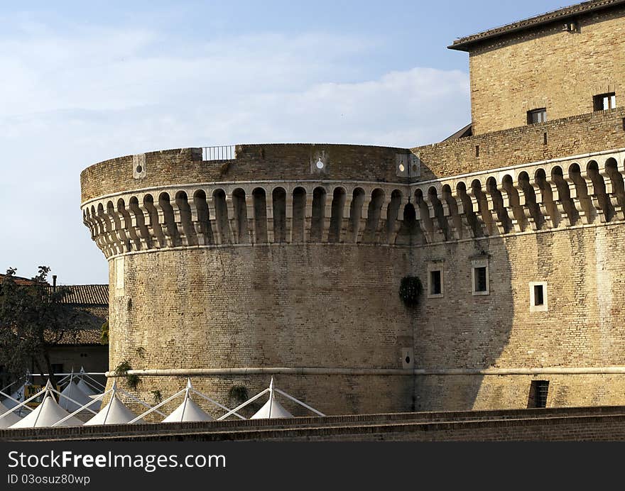 Senigallia a little city on sea in italy