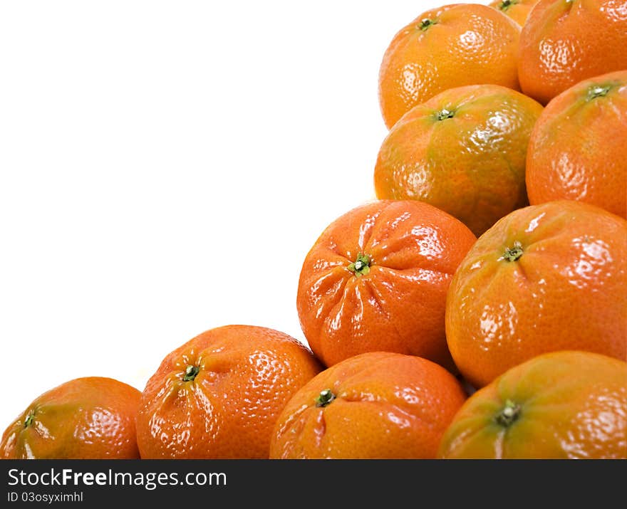 Fresh healthy mandarin citrus fruit