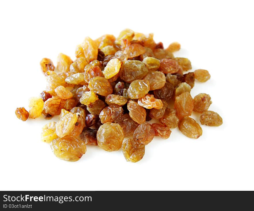 Sweet sultana on white background. Sweet sultana on white background