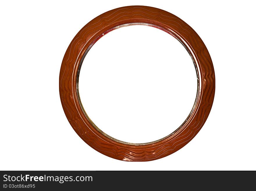 Circular round picture frame