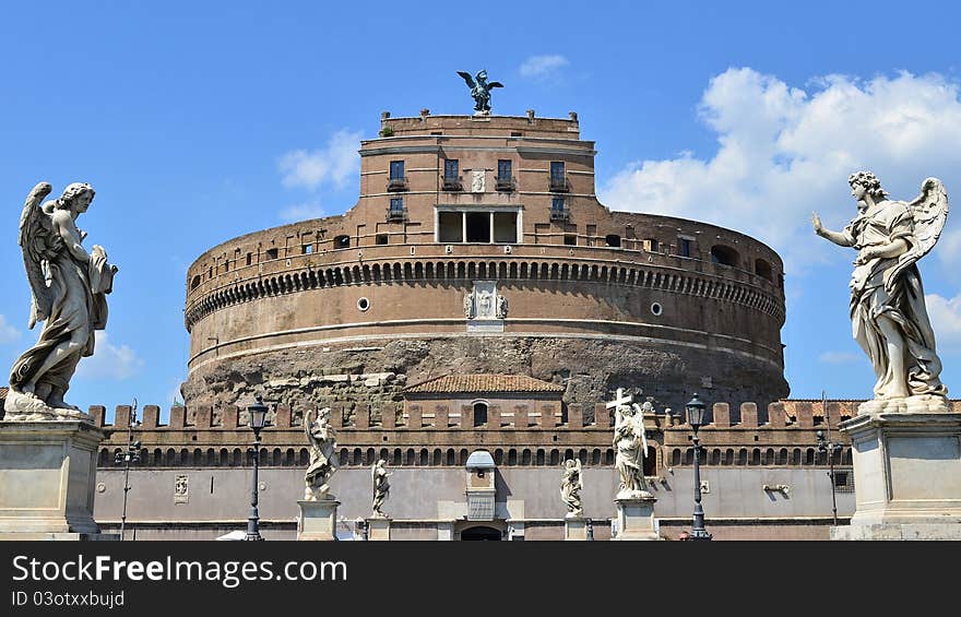 Castle Sant Angelo In Rome