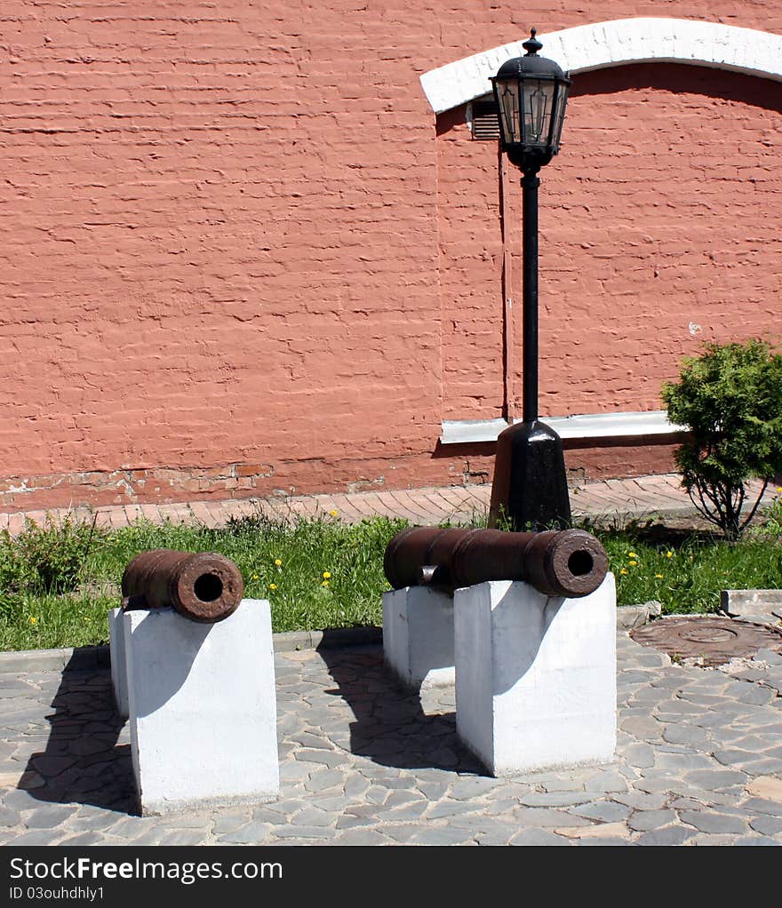 The artillery guns.  Cast iron, castings, size 127-128 mm. Russia, XVIII century. The artillery guns.  Cast iron, castings, size 127-128 mm. Russia, XVIII century