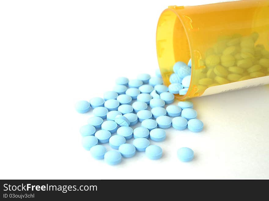 Photo of blue pills to help in healing a problem. Photo of blue pills to help in healing a problem.