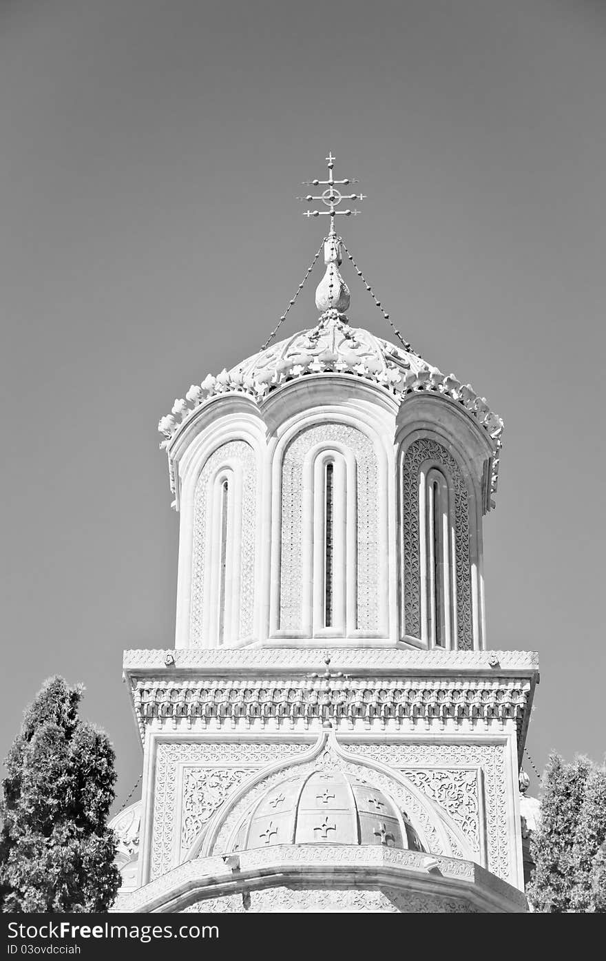 Orthodox church bell tower