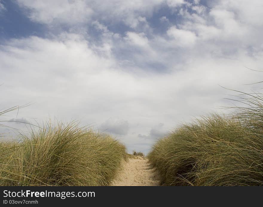 Atlantic Beach in Brittany, France, called Les Sables Blanc. Atlantic Beach in Brittany, France, called Les Sables Blanc.