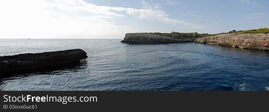 Panoramic beach