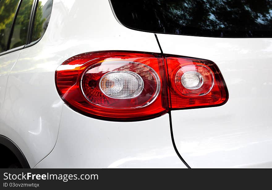 Sports car taillights, excellent car material