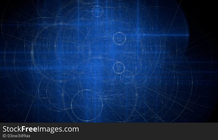 Abstract Circles Background