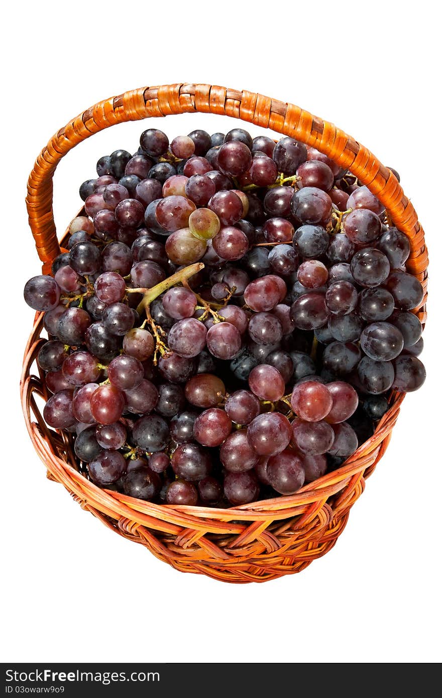 Grapes in a basket