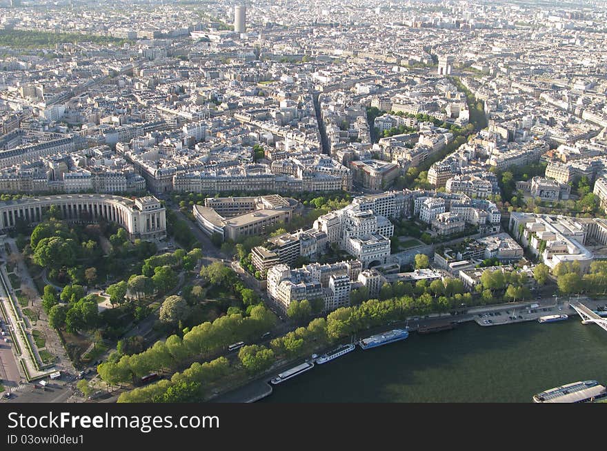 View on the Paris City, France