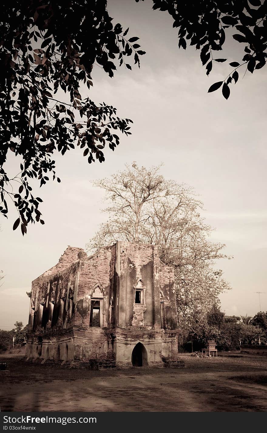 Ancient royal palace in Thailand