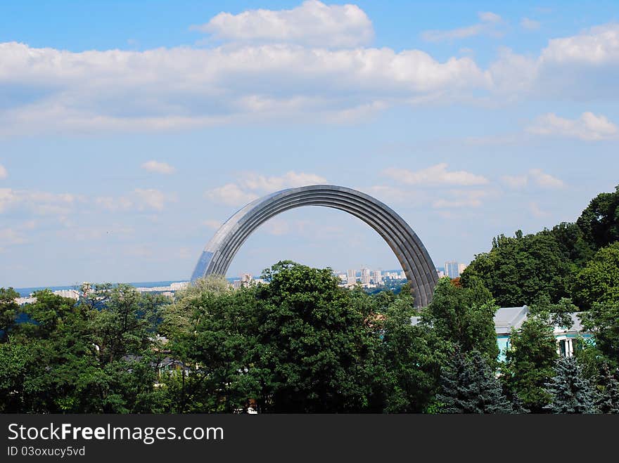 Friendship arch in Kiev