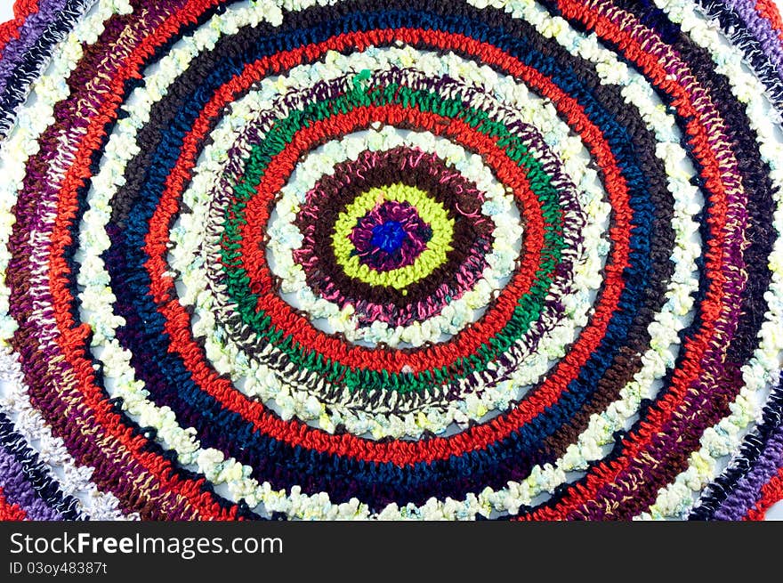 Colorful carpet background. Circle texture pattern. Colorful carpet background. Circle texture pattern.