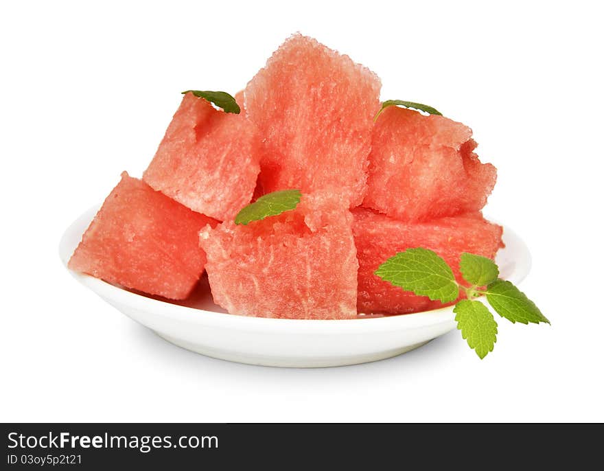 Watermelon pieces