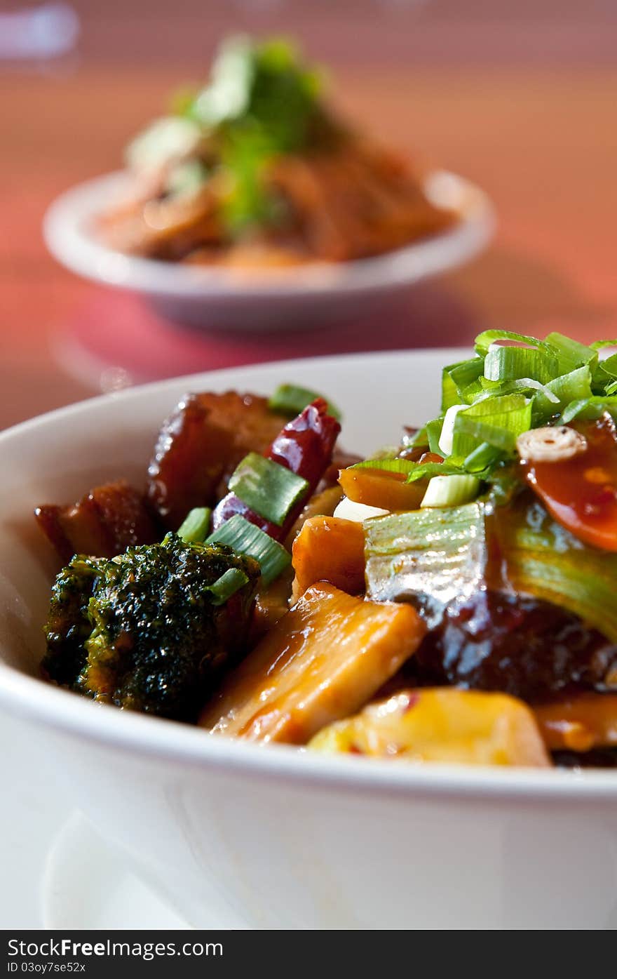 Sichuan style spicy pork belly