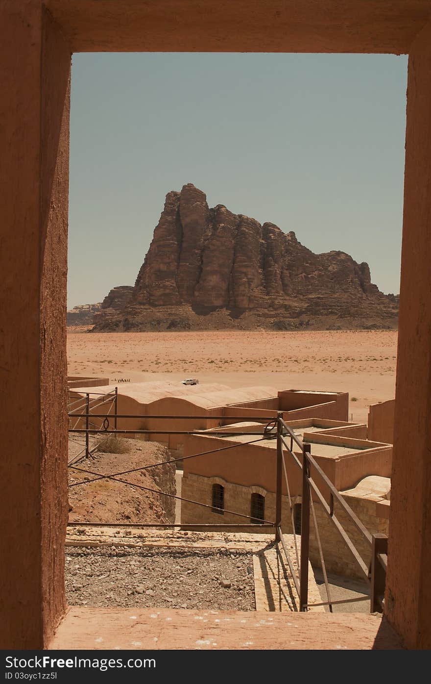 Wadi Rum visitor center,Jordan. Wadi Rum visitor center,Jordan