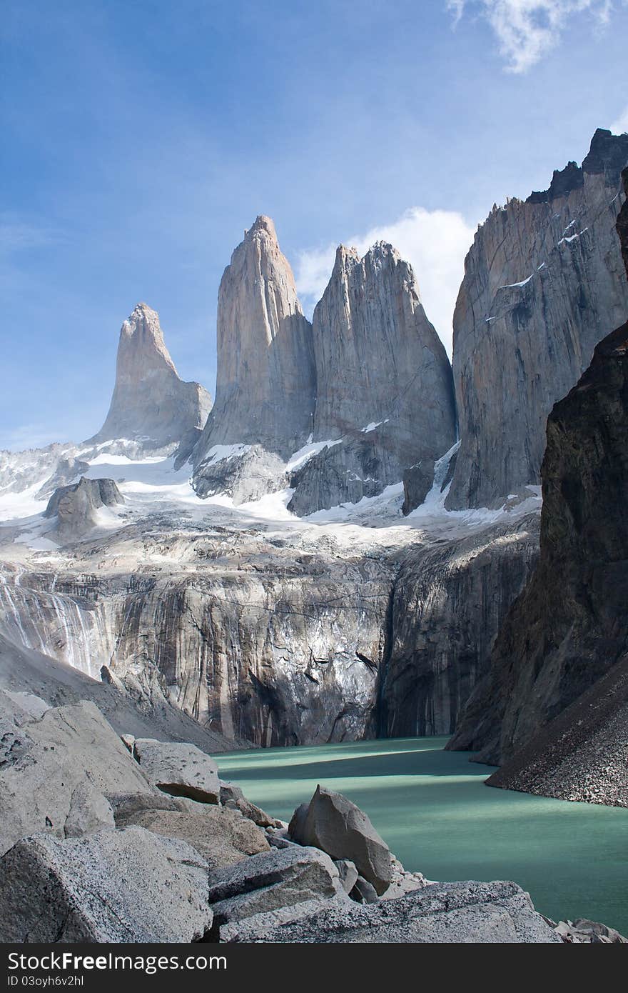 Torres del paine vertical