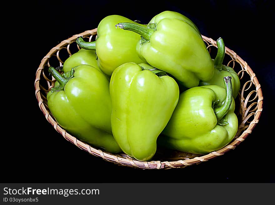 Green peppers