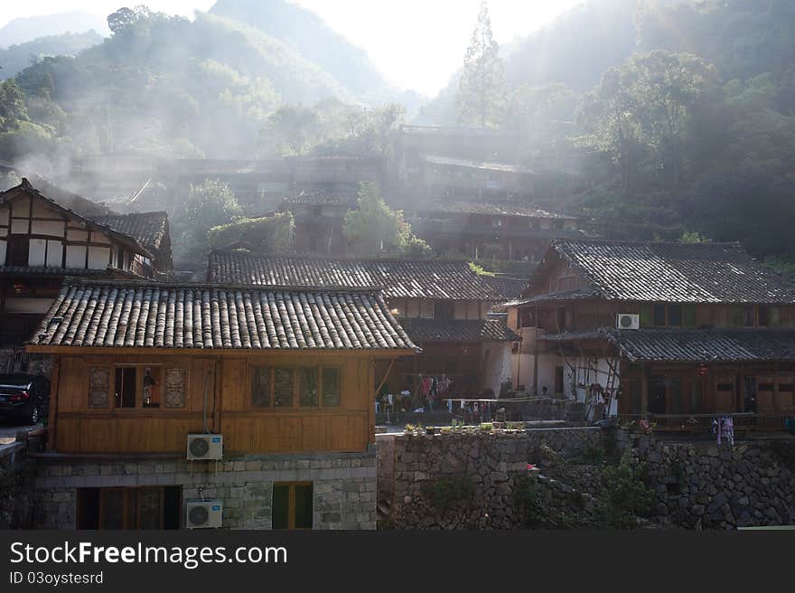 Lin Keng village in south Zhejiang, china. Lin Keng village in south Zhejiang, china