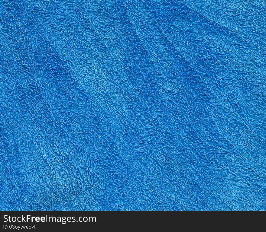 Blue fabric texture as background