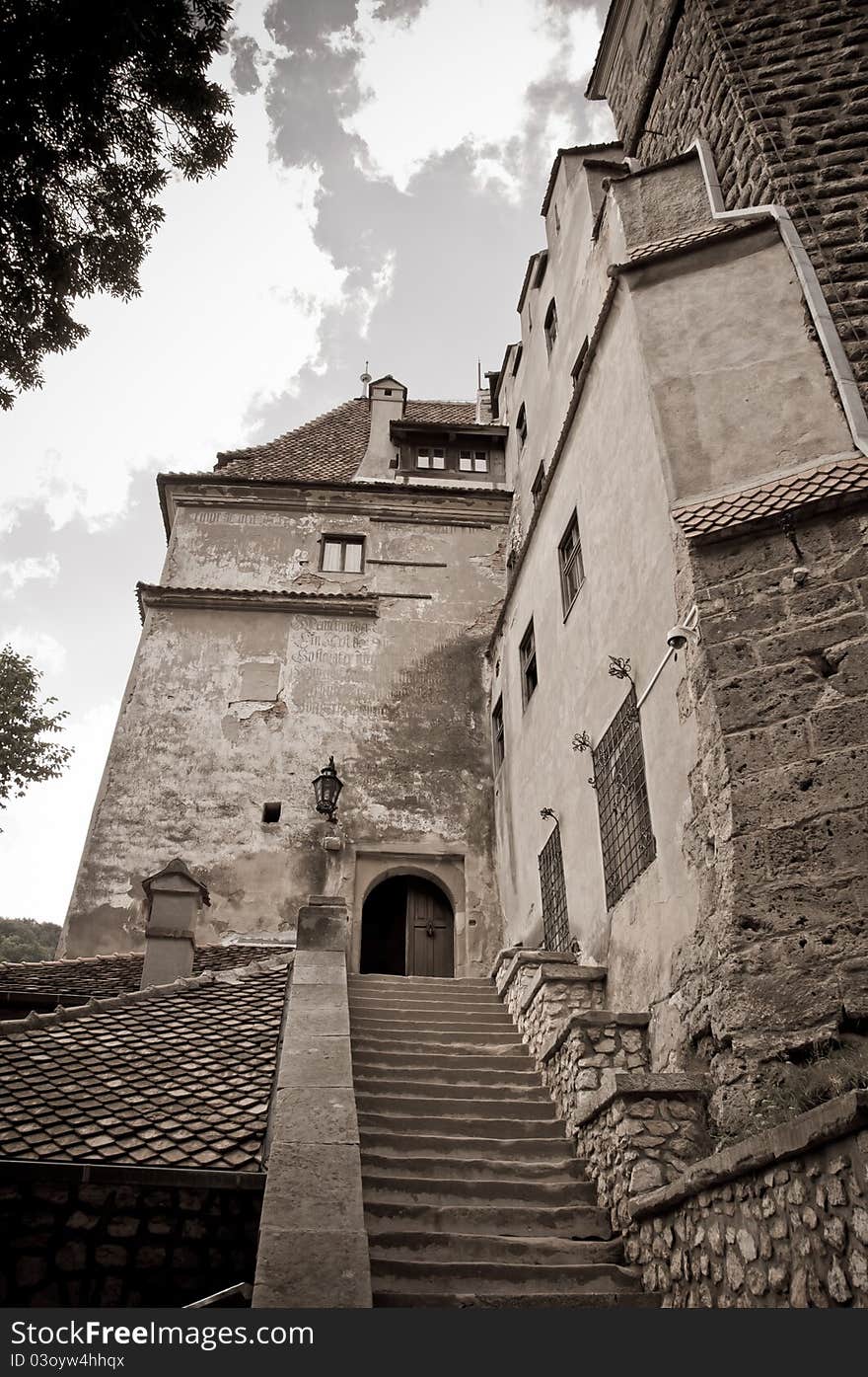 Old Stone Castle Entrance