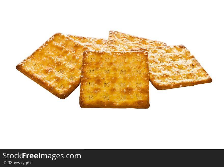 Sugar Crackers on a white background