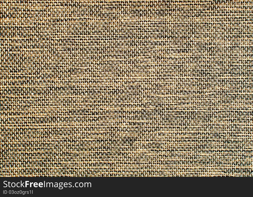 Close up for dark brown burlap fabric. Close up for dark brown burlap fabric