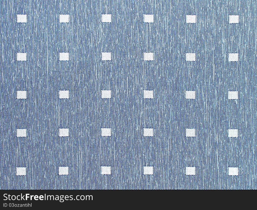 Lake blue lattice fabric