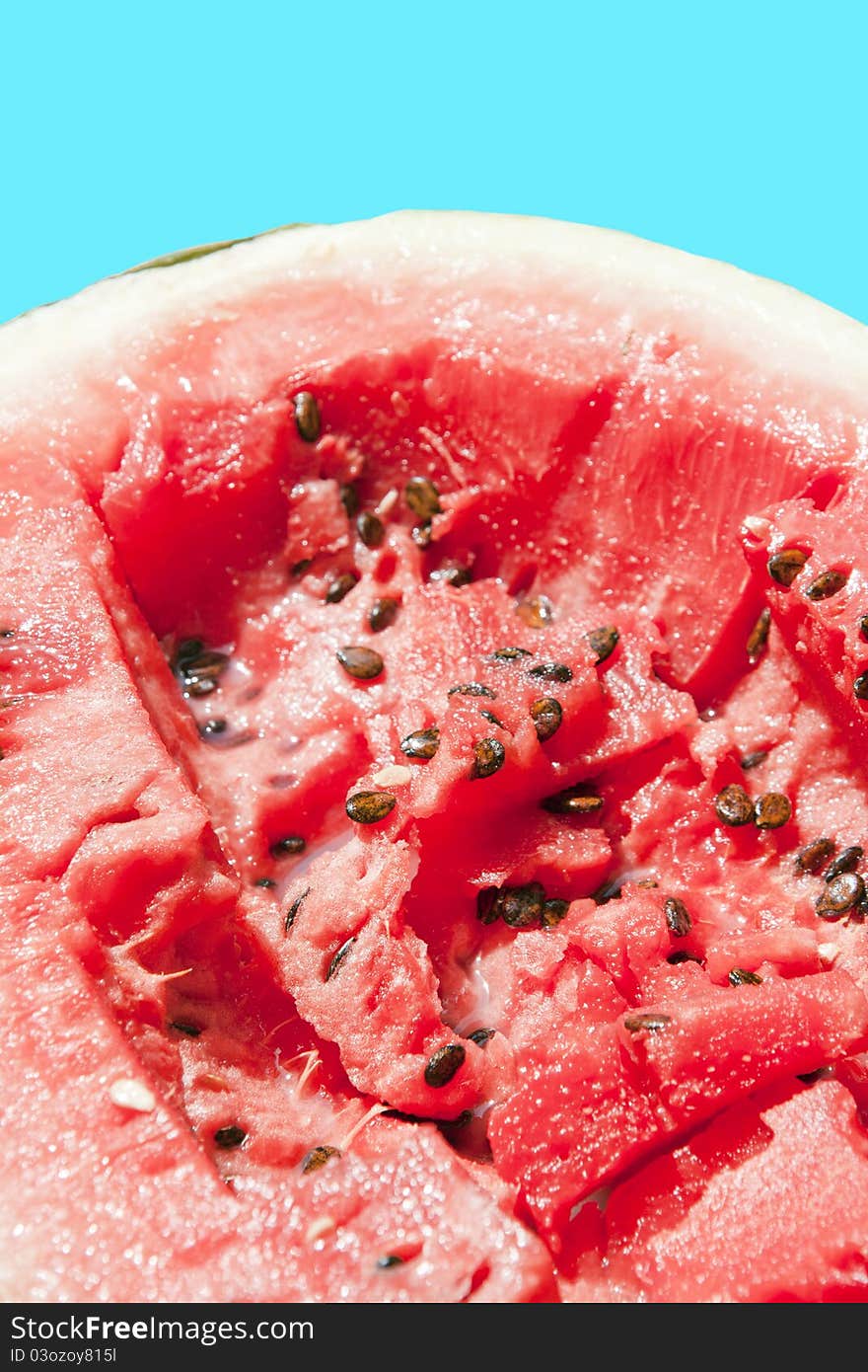 Section of watermelon