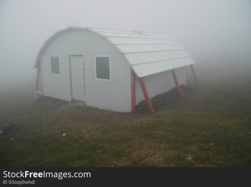 Refuge in Fagaras mountains, Romania