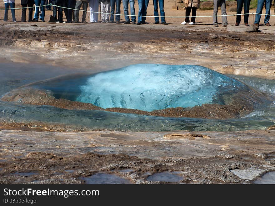 Geyser In Iceland